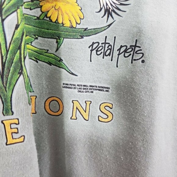 Hanes Heavyweight Vintage 1999 Petal Pets Shirt - Picture 5 of 7